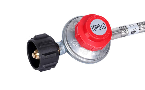 GasSaf regulator connection to 1/8 inch male fittings