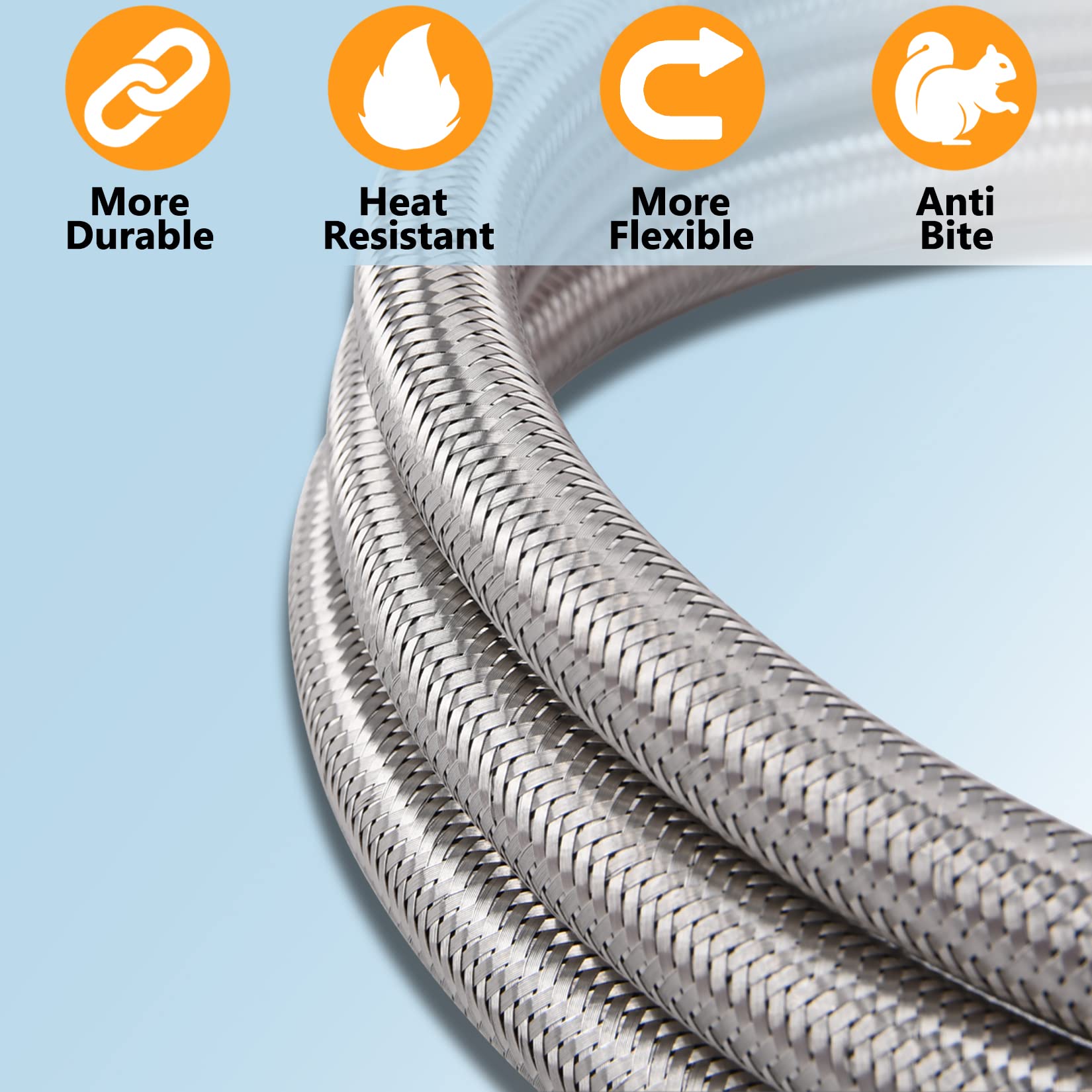 GasSaf RV camping propane hose demonstrating safety and durability outdoors