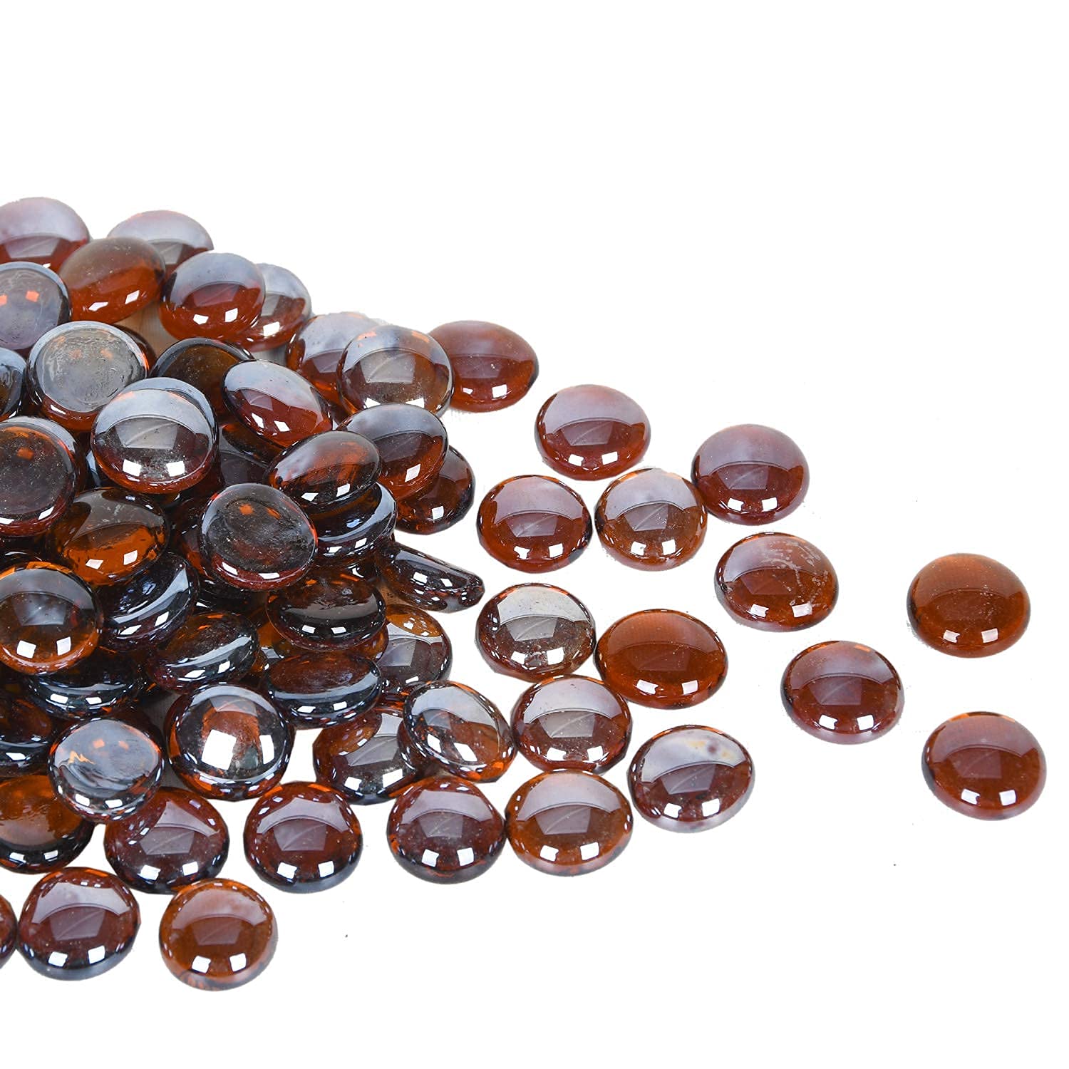 GasSaf decorative glass enhances gardens, pools, and pots with amber glow.