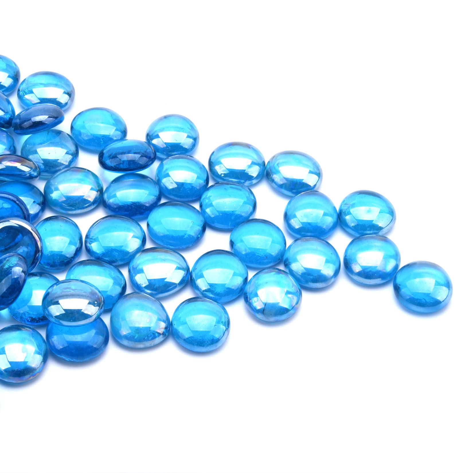 GasSaf tempered fire glass delivers uniform size and vivid color.
