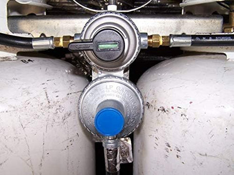 GasSaf tool-less installation simplifies attaching to propane tanks.