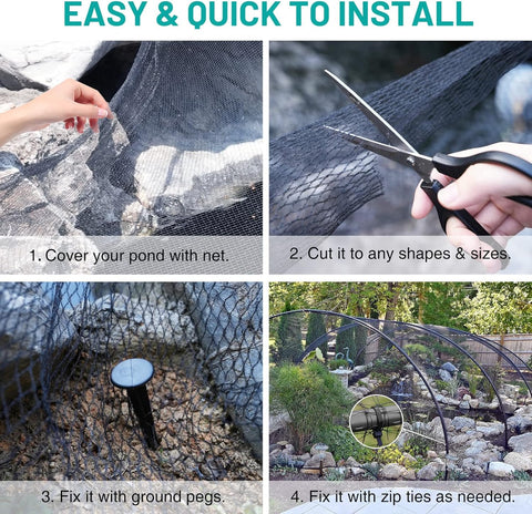 GasXpert easy installation: roll-out design and pegs simplify setup and storage.