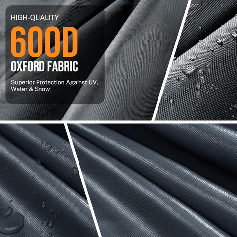 GasXpert 600D Oxford fabric close-up showing rugged material