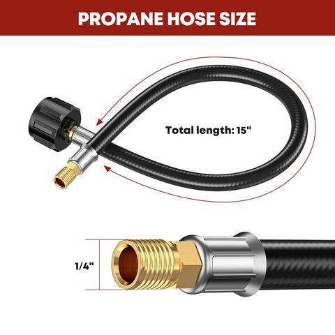 CSA-certified hose suitable for safe RV propane installations