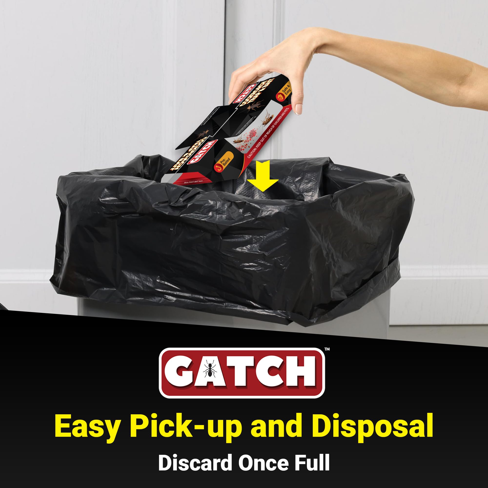 GATCH Roach Traps 12-pack packaging shown for easy ordering.
