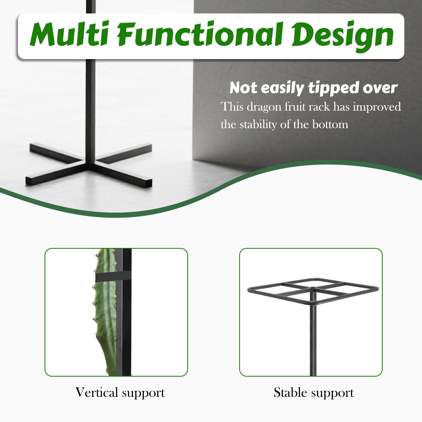 Gavinjitao dragon fruit trellis for indoor and outdoor vertical gardening.