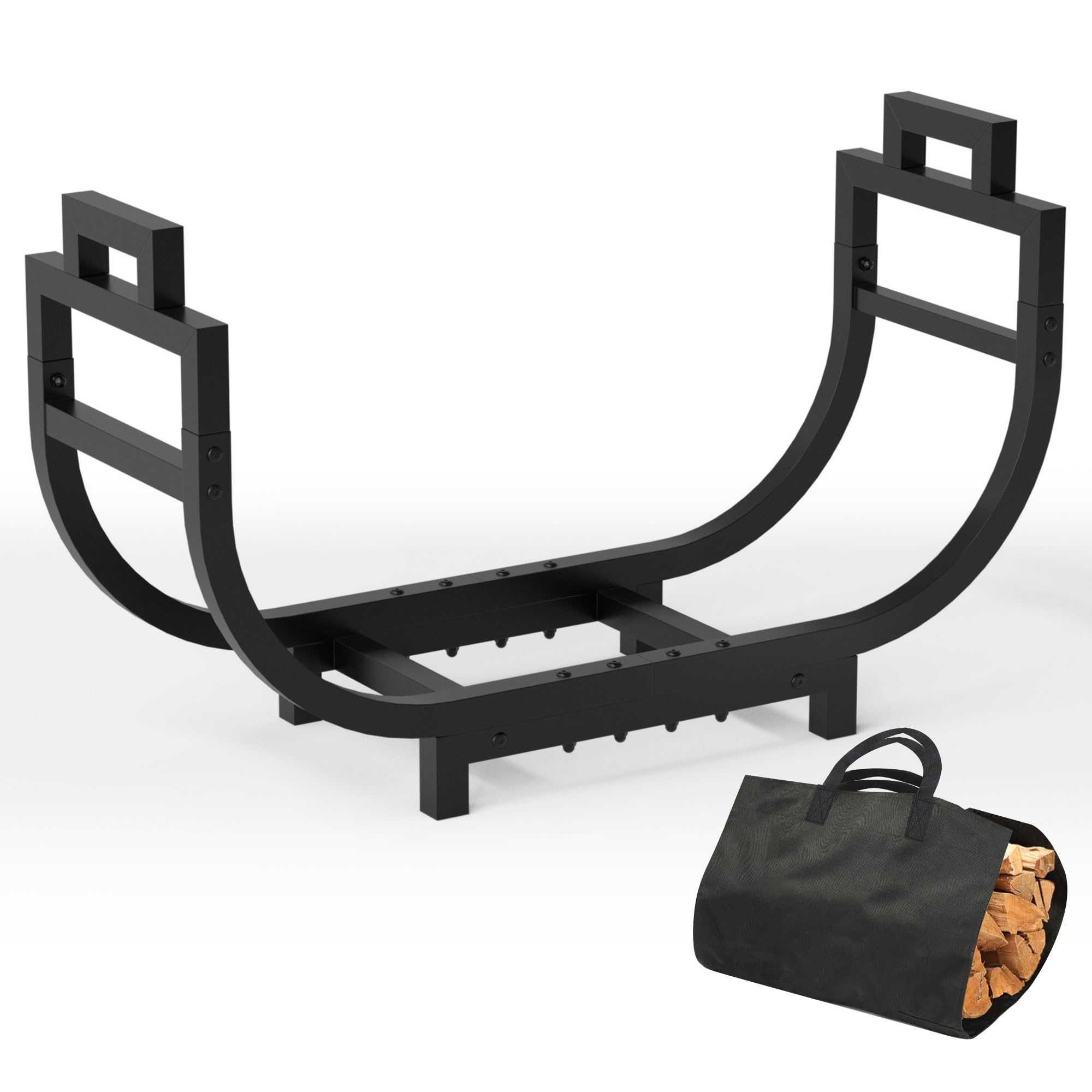 GAVISCITY log carrier bag attached for easy transport.