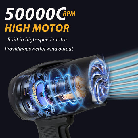 Gawonaa lightweight 1.2lb blower enables effortless one-handed use