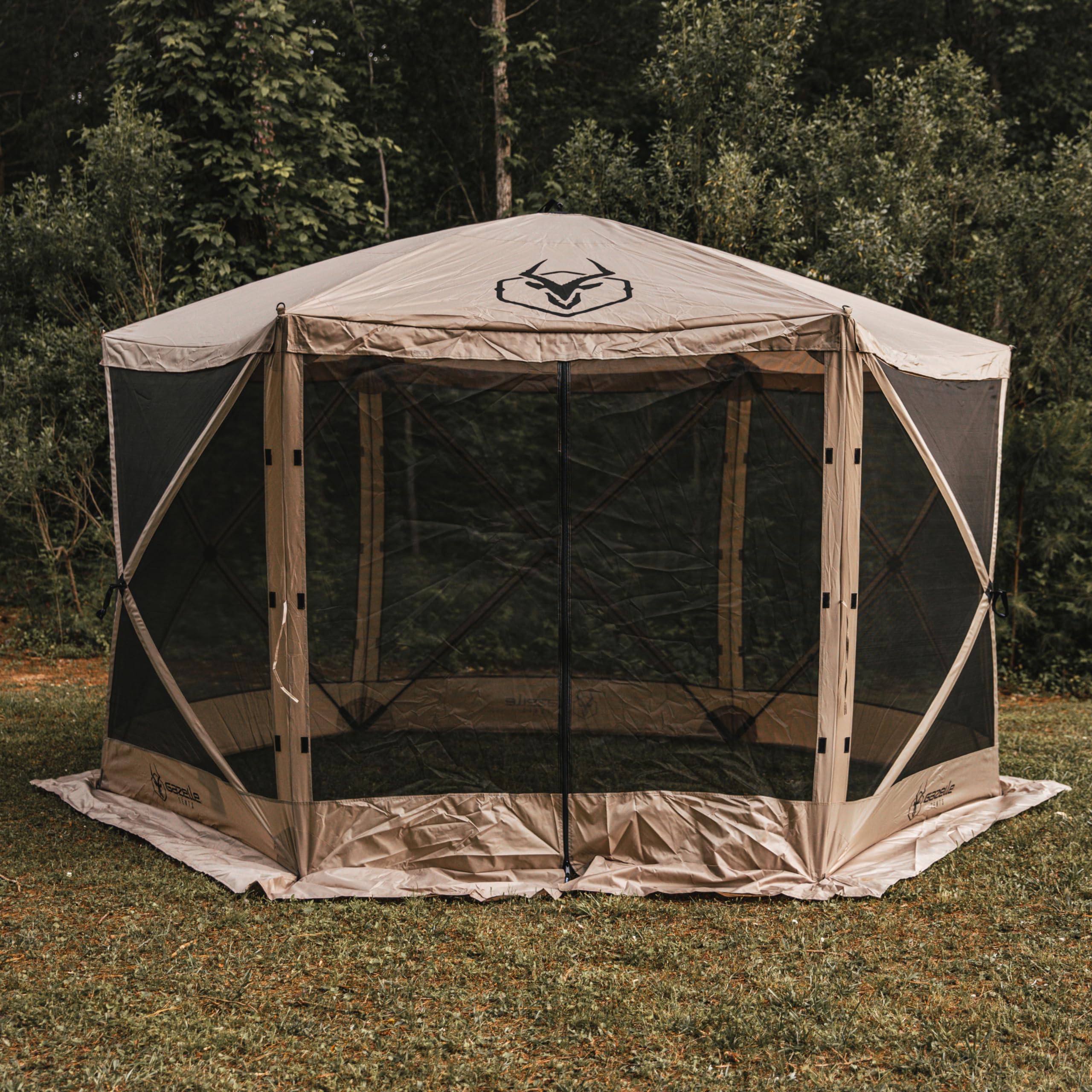 Gazelle Tents G6 center height exceeds 7 feet for comfortable movement