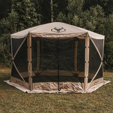 Gazelle Tents G6 center height exceeds 7 feet for comfortable movement