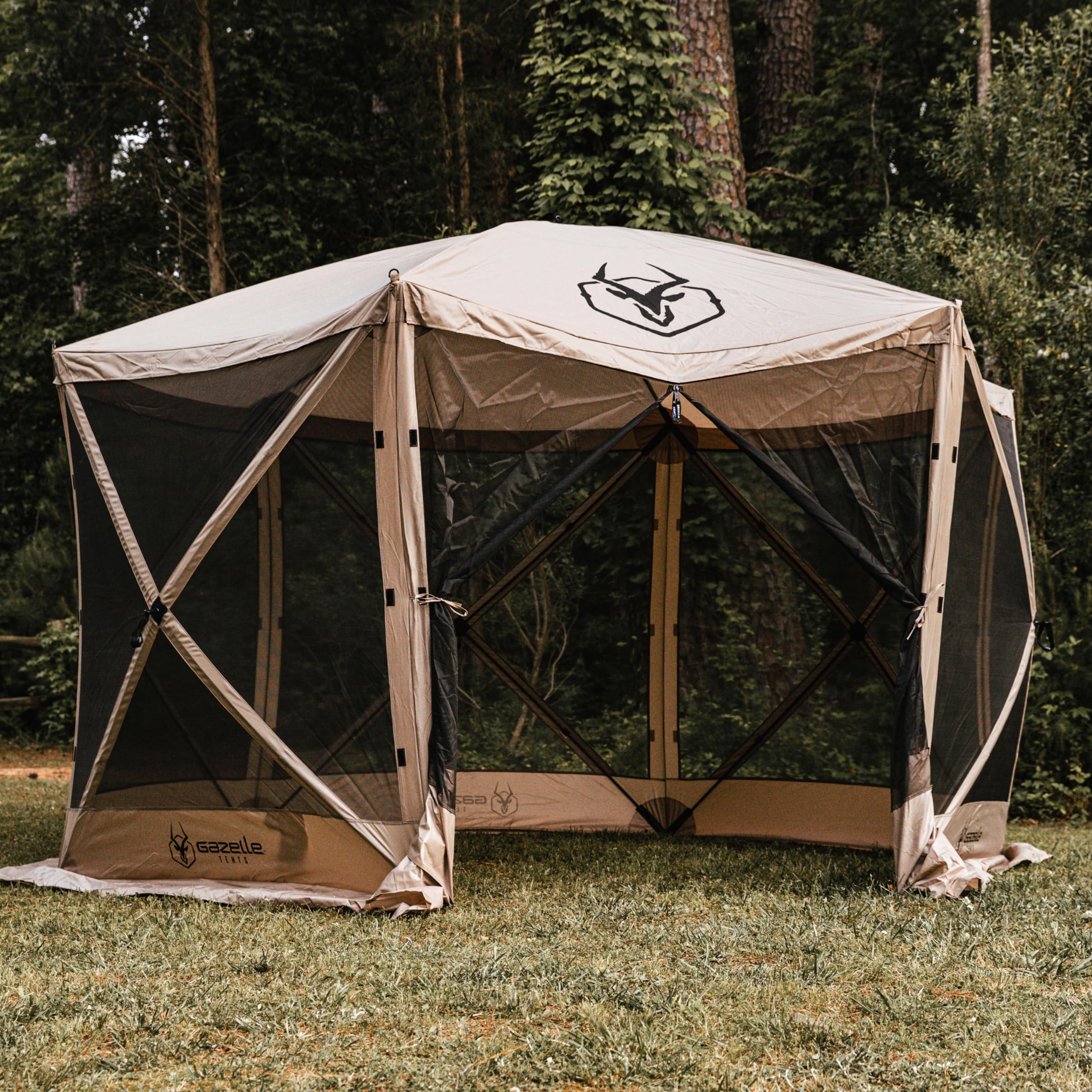 Gazelle Tents G6 hub design enables under-60-second outdoor assembly