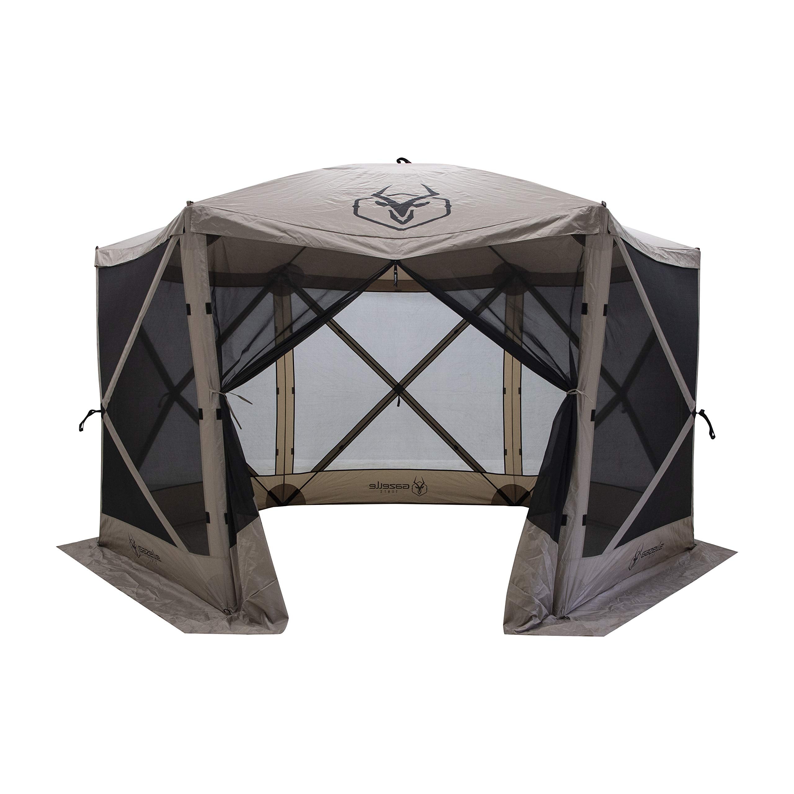 Gazelle Tents G6 pop-up hub for quick backyard setup and shade