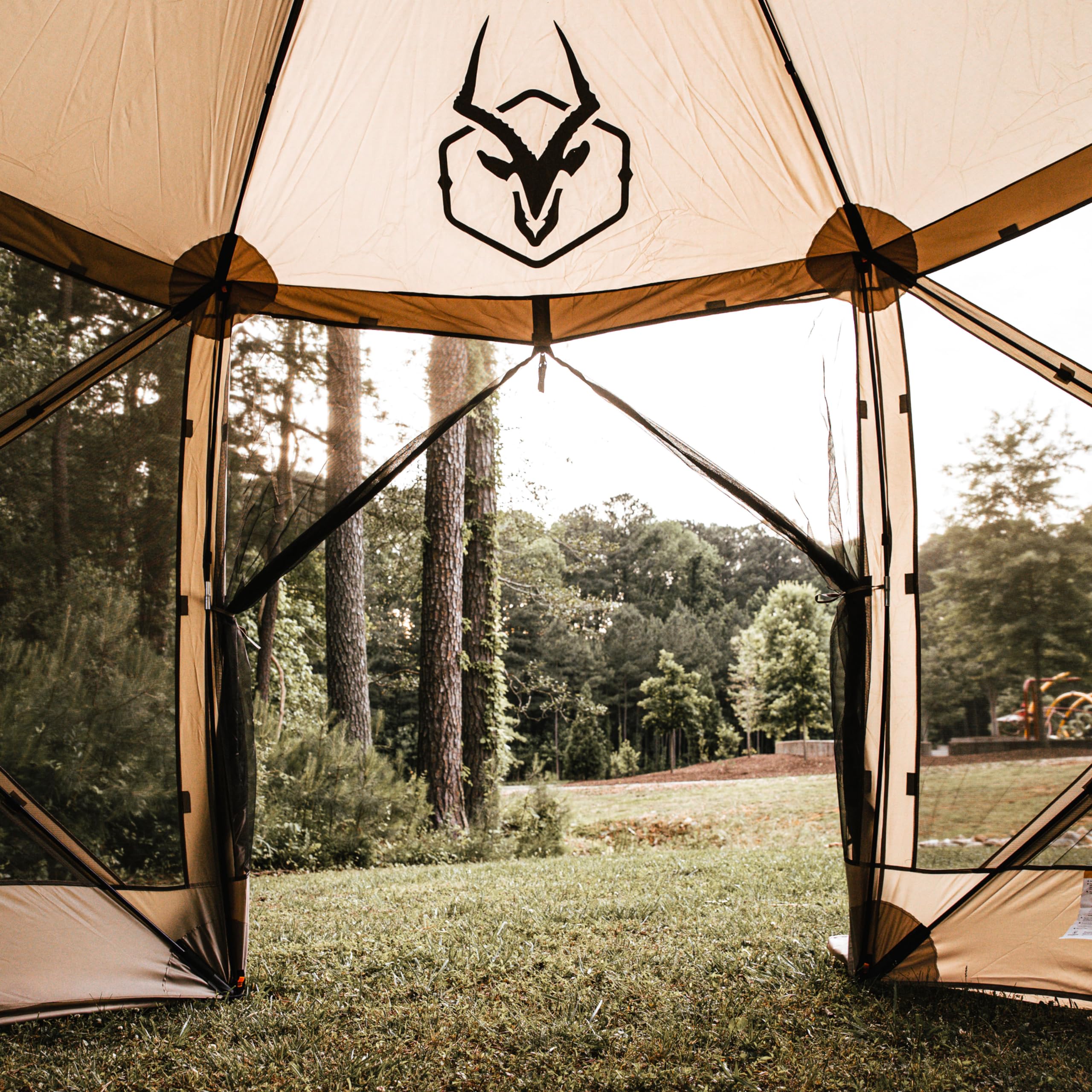 Gazelle Tents G6 waterproof shell and UV50+ protection for sun or rain