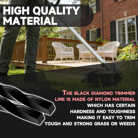 Universal fit emphasizes compatibility with many brands using 0.095 inch lines.