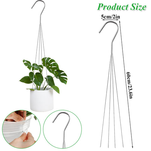 GBACHOOSE hanging basket hanger for outdoor gardens and porches