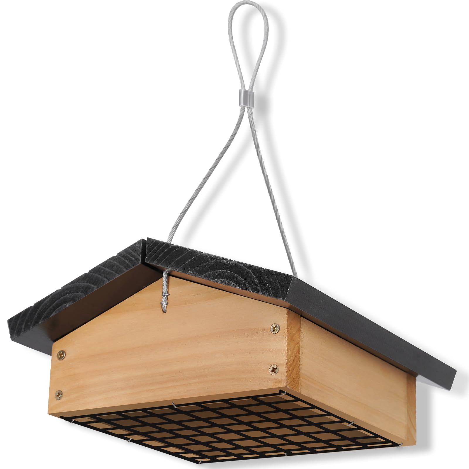 Gbekery Attracts woodpeckers, nuthatches, and chickadees for diverse garden activity.