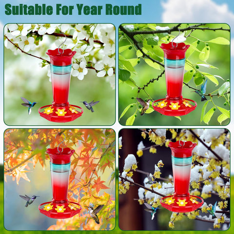 Gbekery easy-clean design for outdoor bird feeder with wide mouth