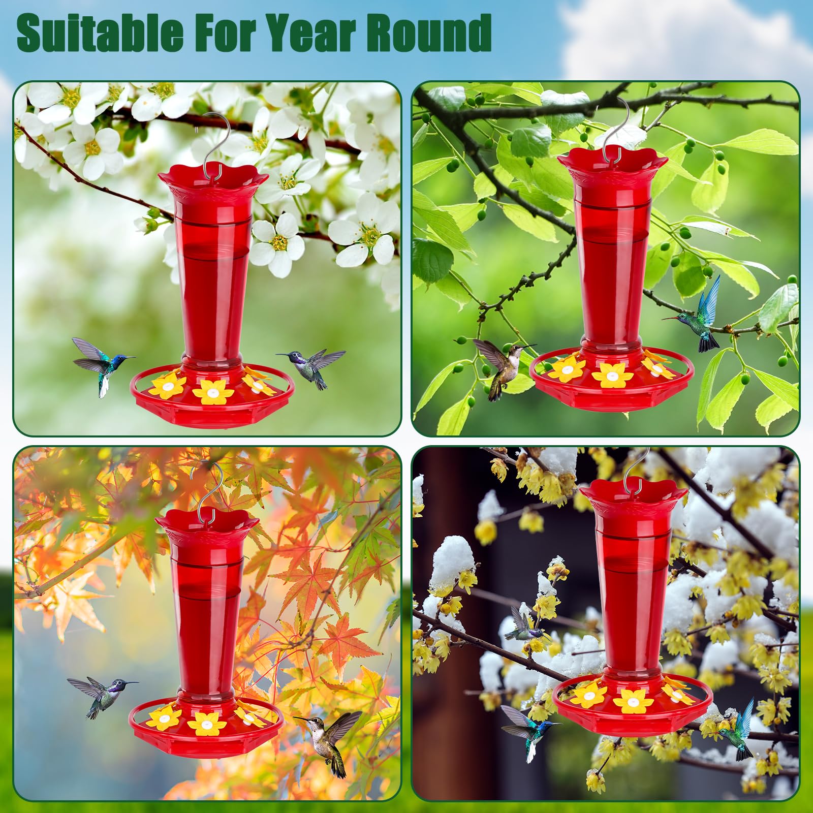 Gbekery hummingbird feeder set as a thoughtful garden gift for mom