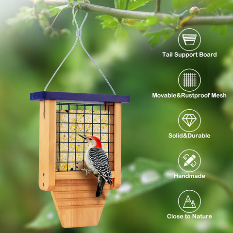 Gbekery hanging rope enables versatile placement on trees or hooks.