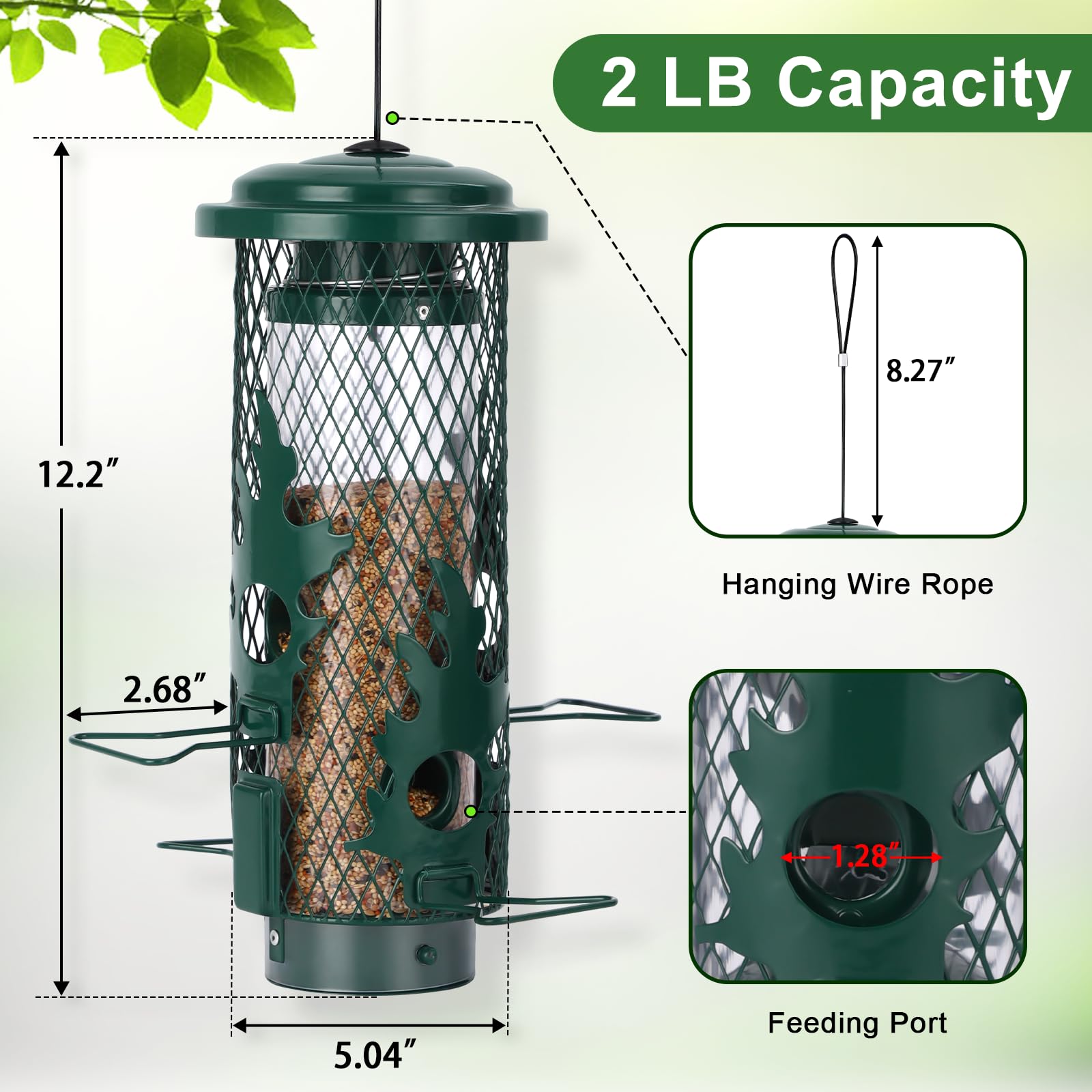 Weatherproof metal bird feeder by Gbekery designed to last in all seasons
