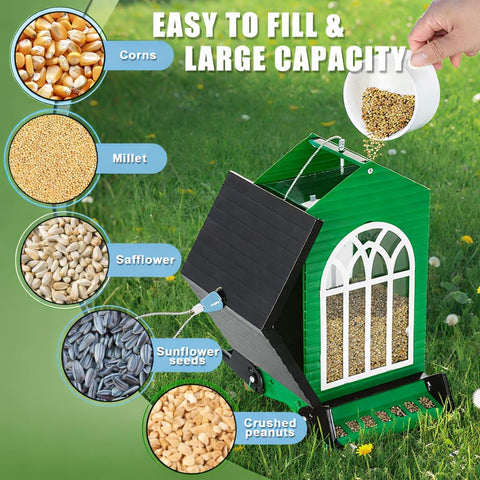 Gbekery Squirrel-Proof Feeder easy to hang on a branch or pole