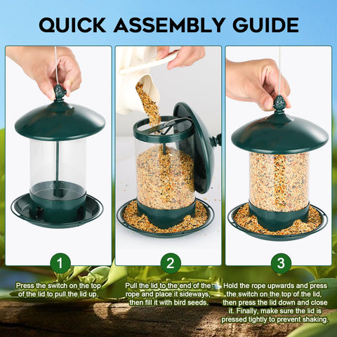 Gbekery two-pack green feeders offer value for paired setups