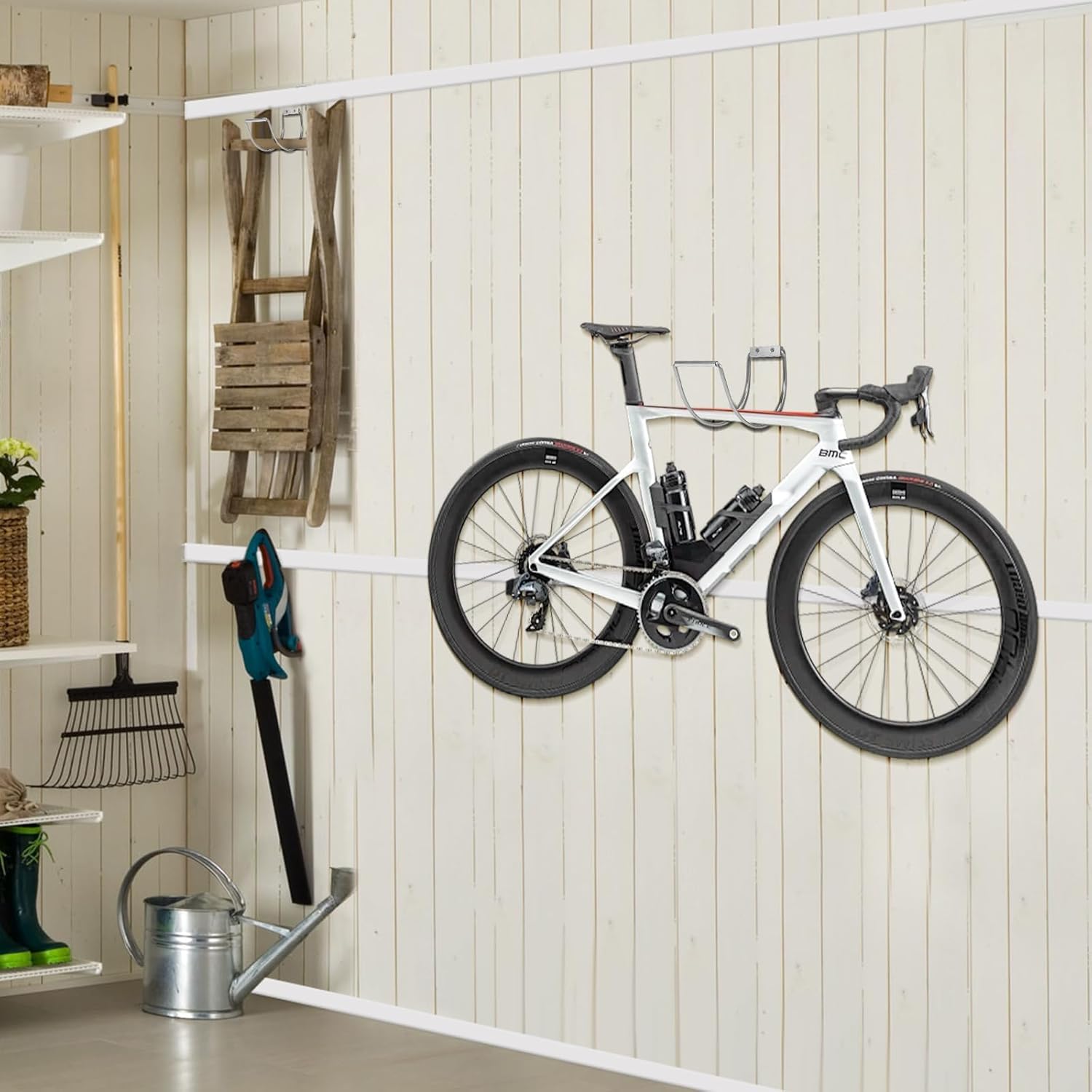GBESTWOOW outdoor yard accessory keeps hoses and tools neatly accessible.