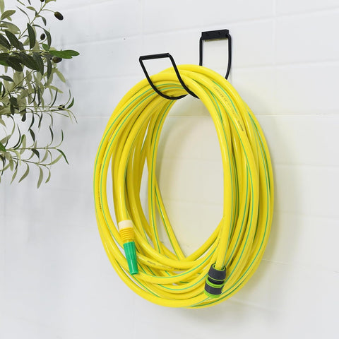 GBESTWOOW removable-design hose-hanger enabling seasonal storage without screws.