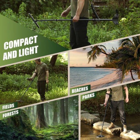 Included accessories like headphones, shovel, and backpack support ready outdoor adventures.