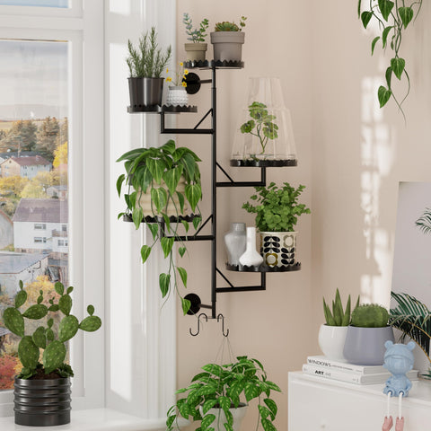 GcdPai multi-layer tray design showcases plants at varied heights for a dynamic display.