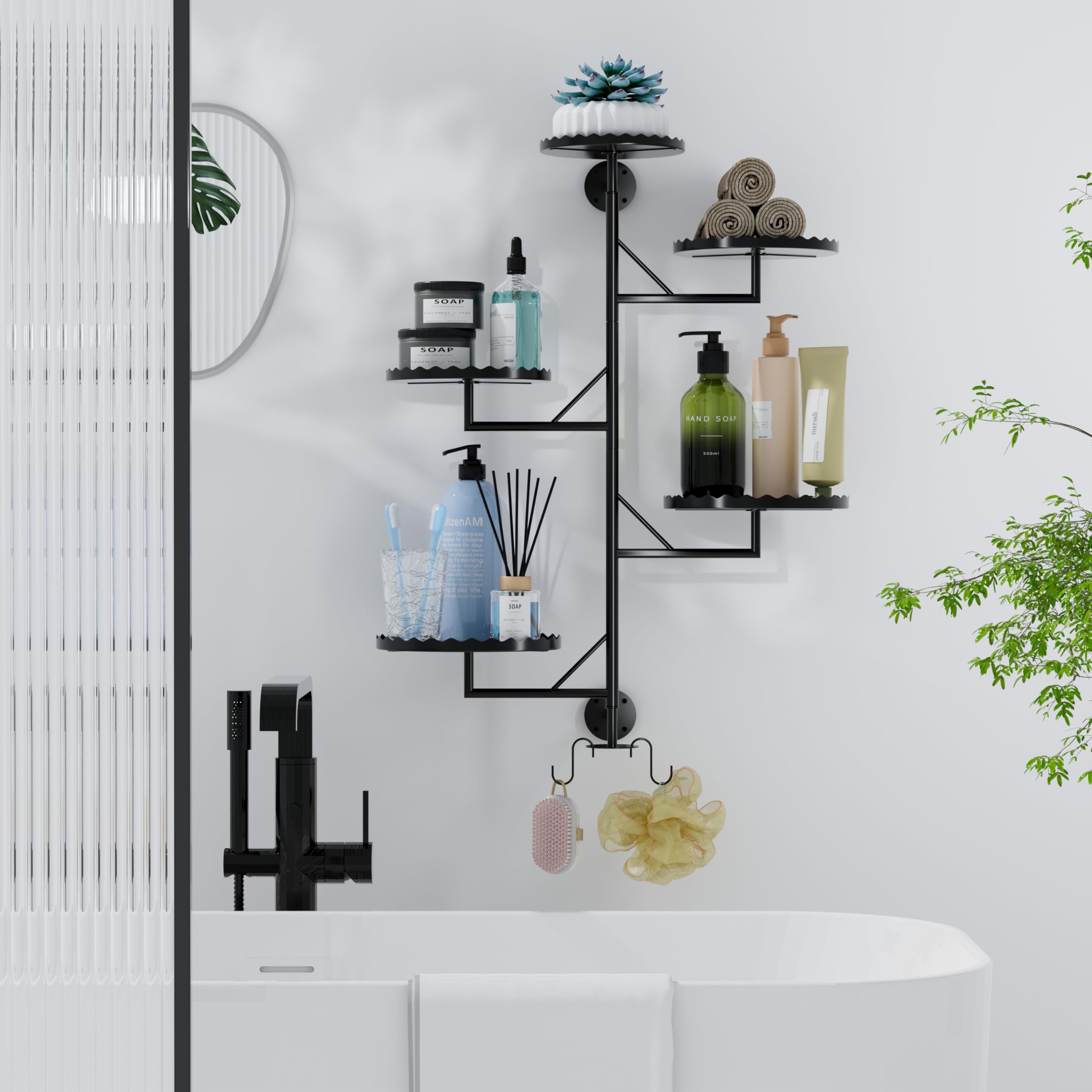 GcdPai space-saving window-sill stand fits small rooms or balconies.