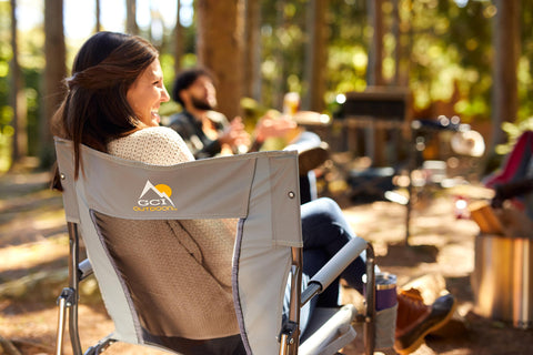 GCI Outdoor FirePit Rocker with beverage holder for drinks