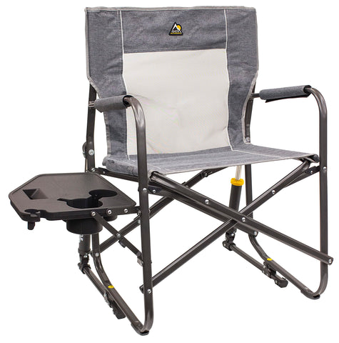 GCI Outdoor Freestyle Rocker with side table for campfire chats