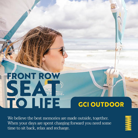 GCI Pod Rocker supports up to 250 pounds for sturdy outdoor seating.