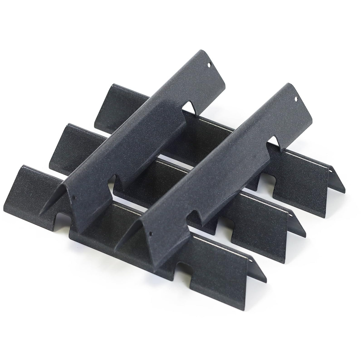 Gcostar 7636 flavorizer bars, front-control close-up promote even heat on Weber Spirit grills