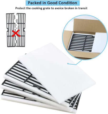 Gcostar 7637 easy-to-clean grates simplify post-grill cleanup.