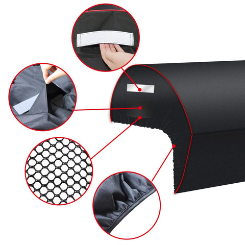 Gcostar Bull Lonestar Select grill cover provides secure fit and year-round protection.