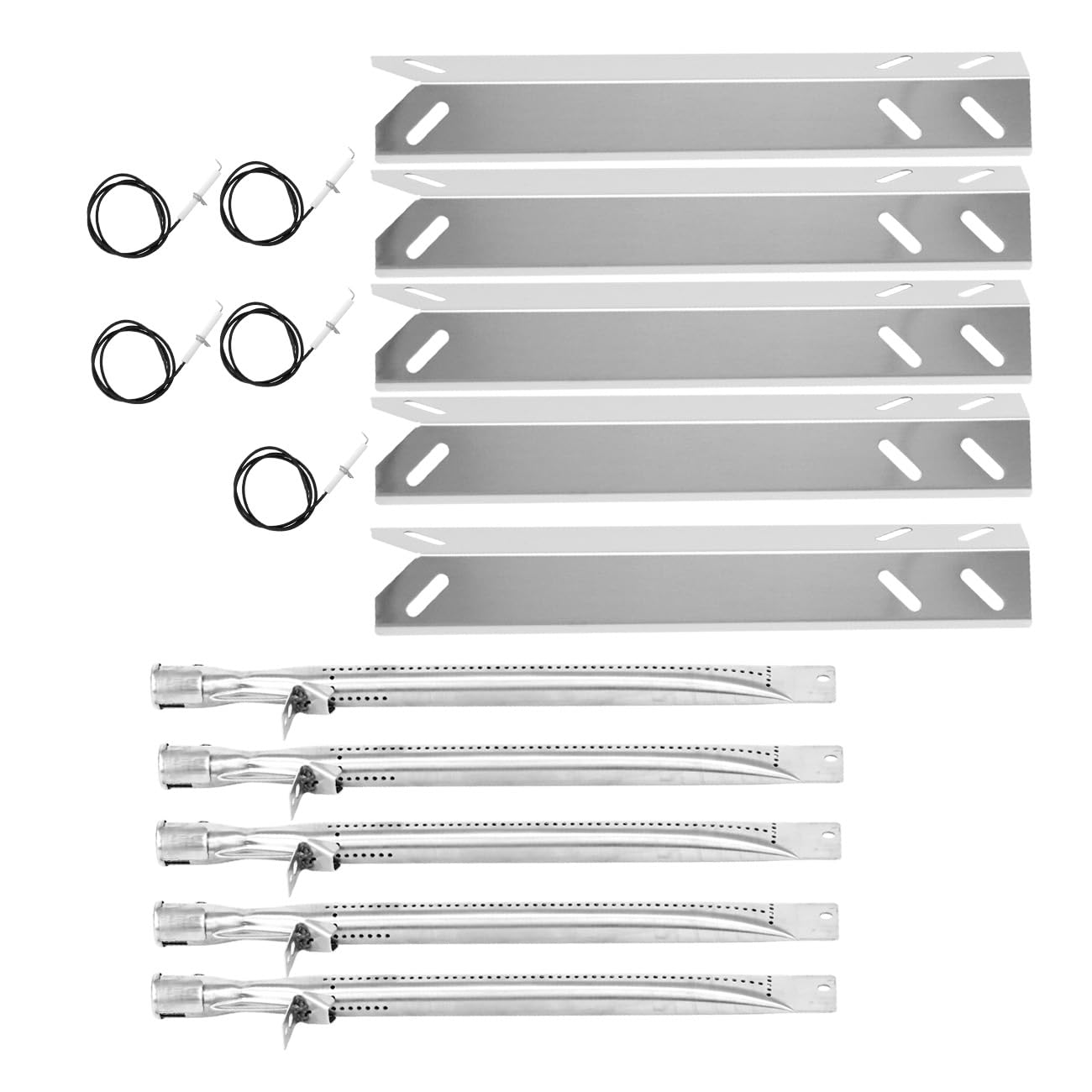 Gcostar Cuisinart GAS9556AS burner set for even heat and reliable ignition.
