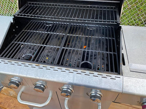 Gcostar 17in grills grates with easy seasoning for improved nonstick performance