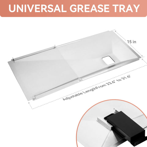 Gcostar catch pan and tray combo keeps grill area tidy and mess-free