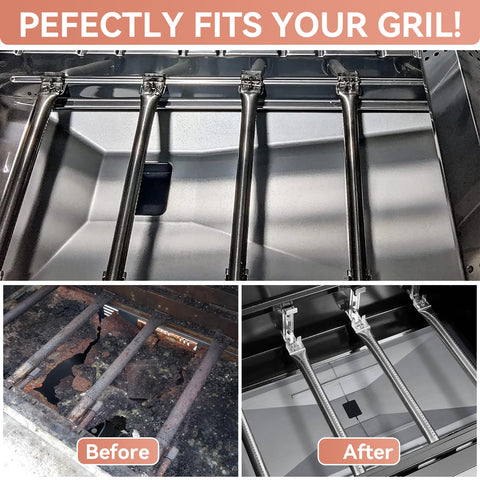 Gcostar grease tray compatible with Charbroil and Dyna-Glo models for versatile use