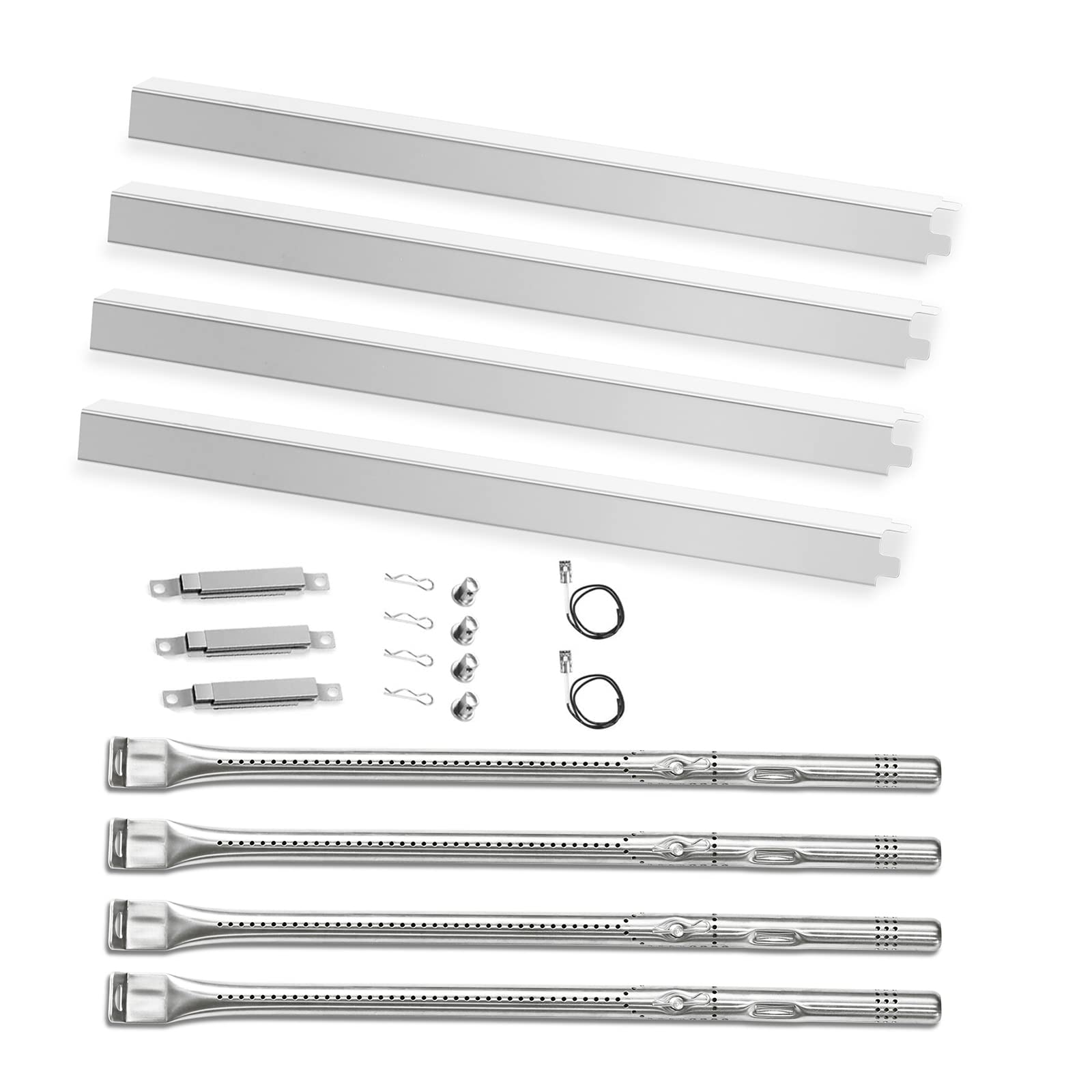 Gcostar grill burner kit for Charbroil 4-burner grills enhances heat consistency