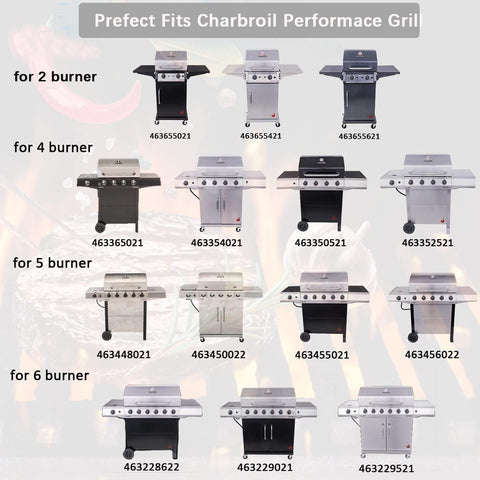 Gcostar heat plates for Charbroil 4-burner provide durable stainless protection