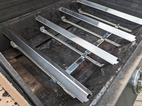 Gcostar heat plates for Charbroil 5-burner grills resist rust