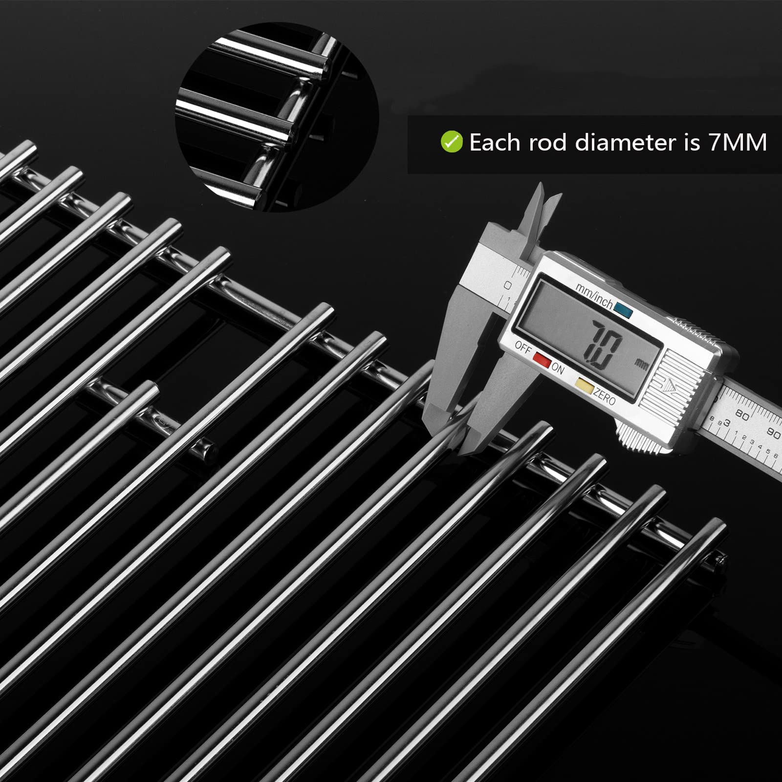 Gcostar Nexgrill 4-burner grates compatibility for snug fits and easy replacement.