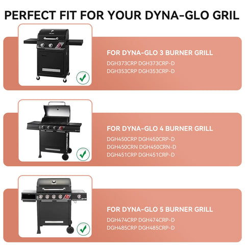 Gcostar heat plate on a Dyna-Glo 4-burner grill demonstrates compatibility