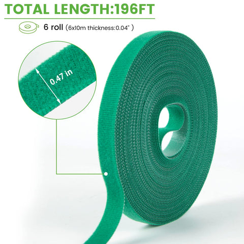 GCTWFYK plant tape double-sided use for gentle guiding stems.