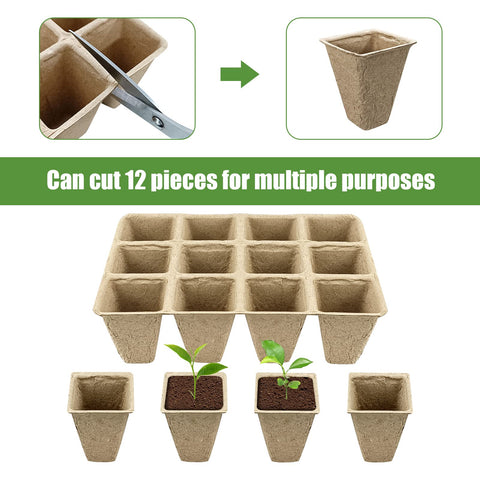 GCVOPTON 240-cell seed starter trays for high-density sowing.