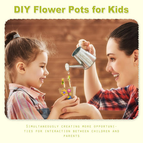 GCVOPTON EVA grass stickers add texture and color to pots