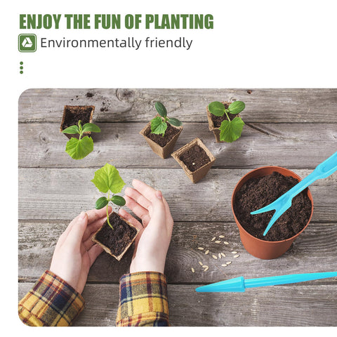GCVOPTON all-in-one seed starter kit for indoor outdoor gardening.